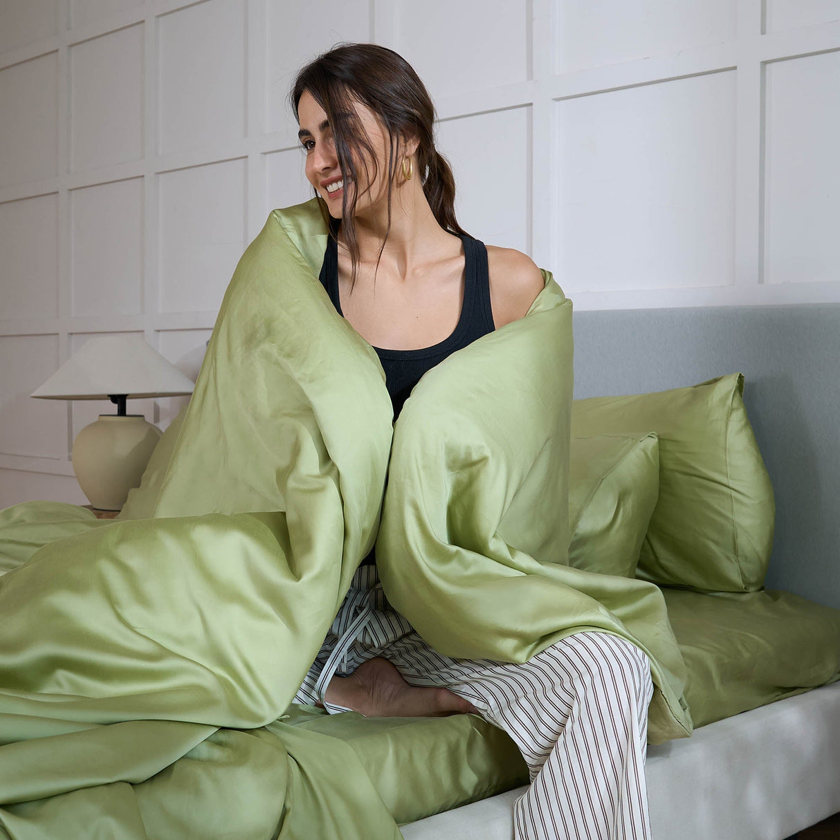 Bamboo Passformlakan - Husdjursrullande för Hundar/Katter Familj Carvallo