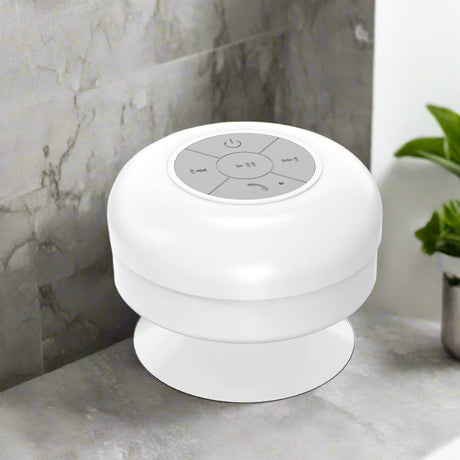 Luxora Vattentät Bluetooth Duschhögtalare med Sugkopp Carvallo
