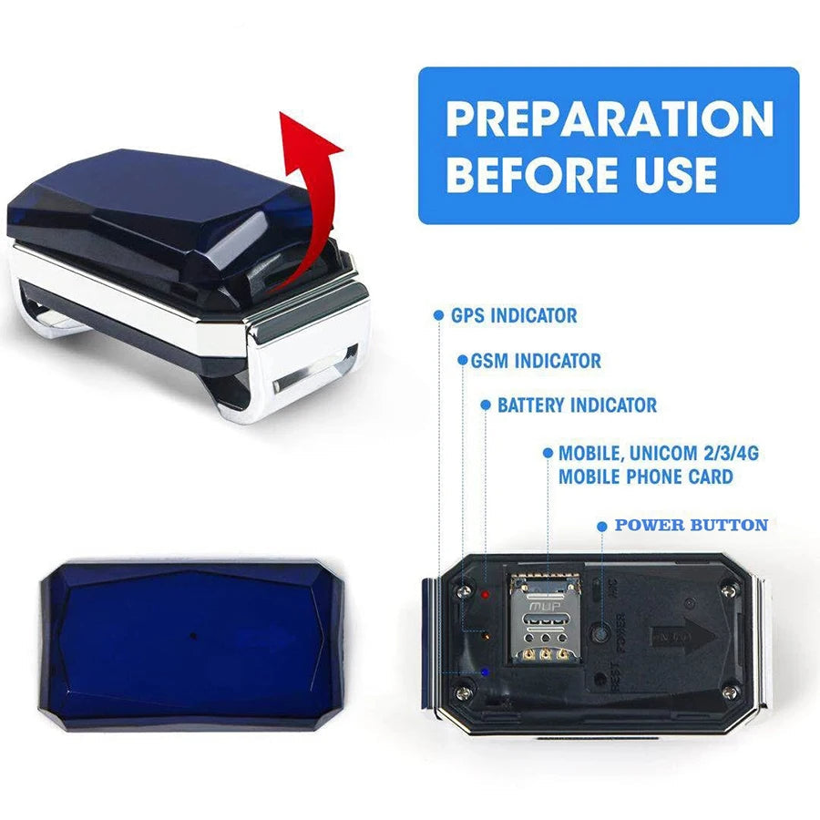 GPS Husdjurs Spårare Krage Carvallo