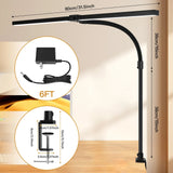 DeskLight - Modern Dual-Head LED Skrivbordslampa, Stilig Kontorsbelysning Carvallo