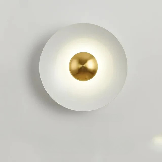 RundSkina - Modern Rund Vägglampa Carvallo