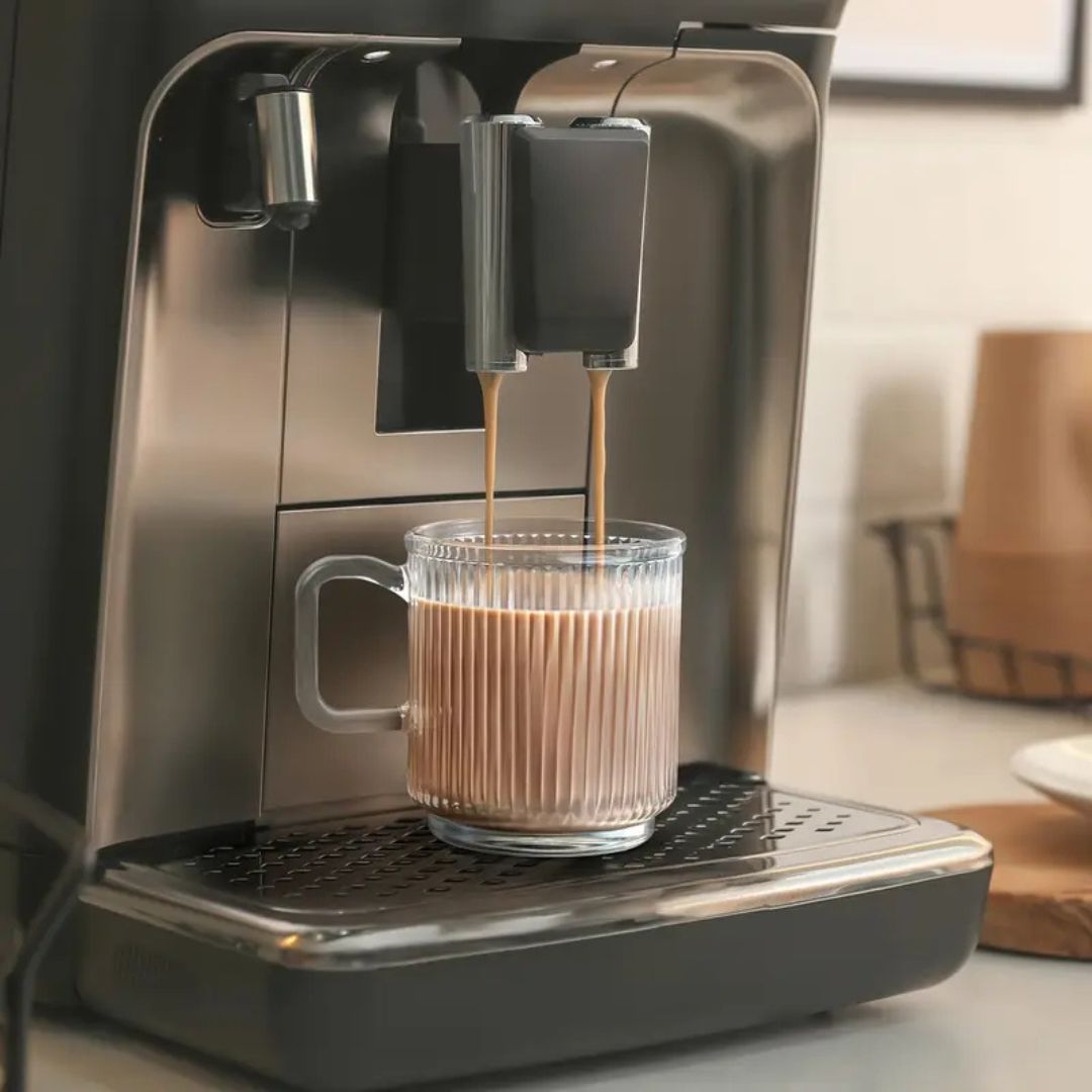 6-Pack Premium Glas Muggar med Handtag – Kaffemuggar i Borosilikatglas för Kaffe & Te Hemnix