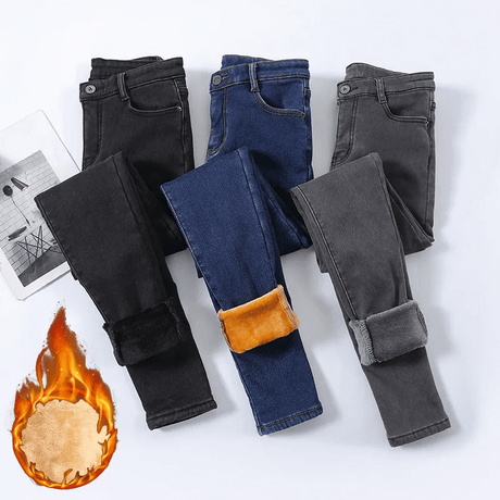 Varma Fodrade Jeans-Personligt-BB-Hemnix