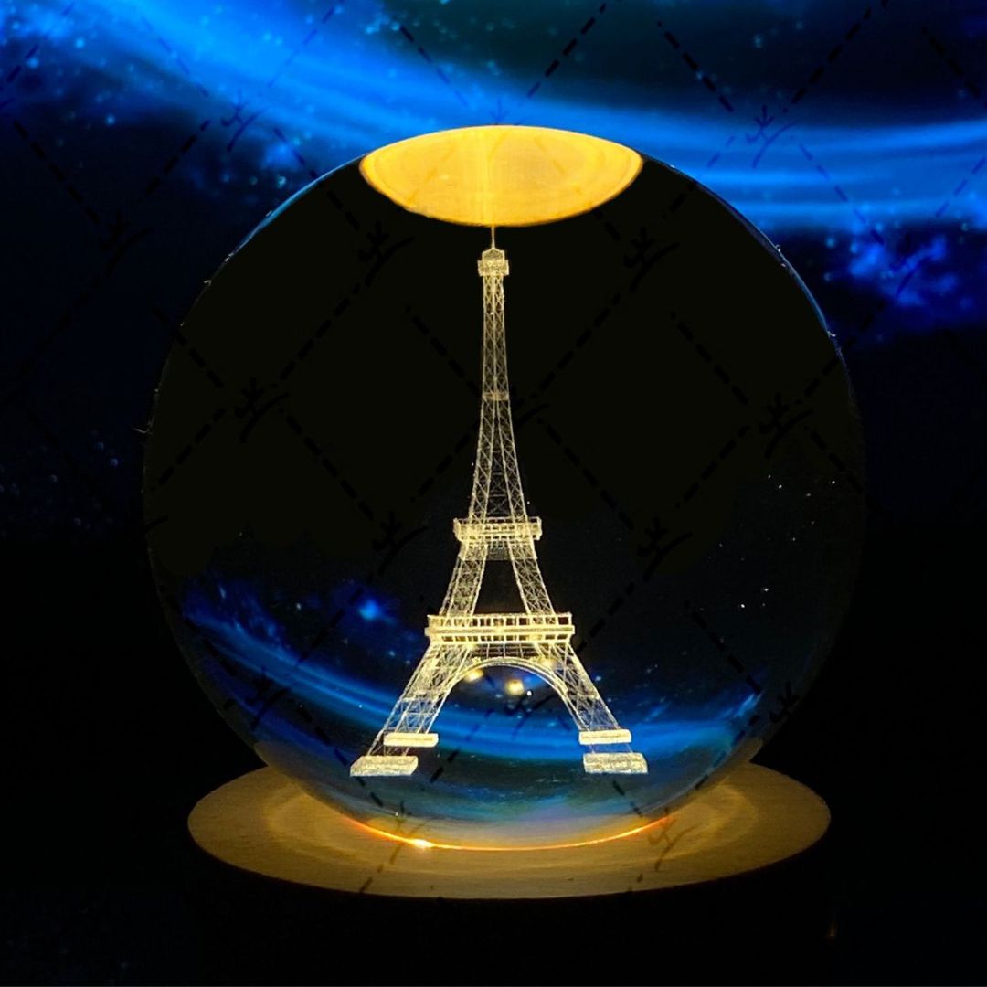 Lysande mån kristallkula Carvallo