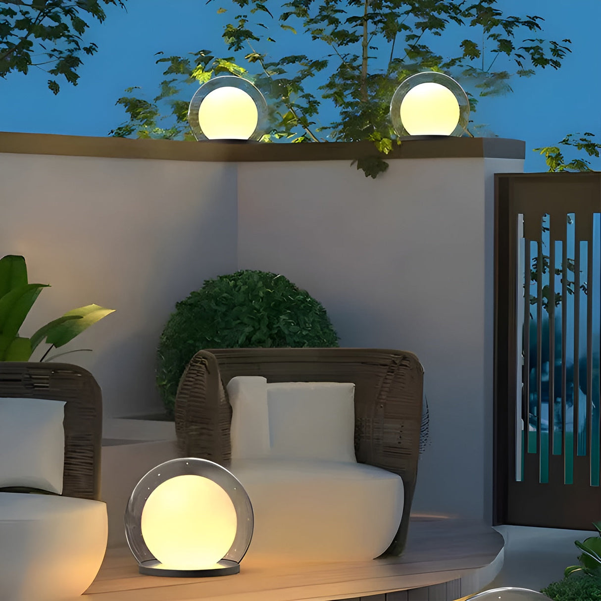 Utomhus-COLUMN lampa - Elegant utomhusbelysning för gård och trädgård Carvallo