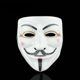 V For Vendetta Mask-Utklädnad-BB-Vit-Eyeliner-Hemnix