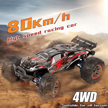 2.4G 4WD Borstlös RC-Bil – Hög Hastighet Off-Road Racingfordon med 80 km/h-Radiostyrt-BB-Hemnix