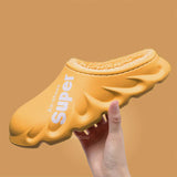 Mjuka Super Skorna Slip-on Sneakers-Personligt-BB-Tofflor-Gul-36-37-Hemnix