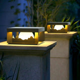 Carvallo - Solcellsdriven utomhusvägg- och golvlampa med modern design Carvallo