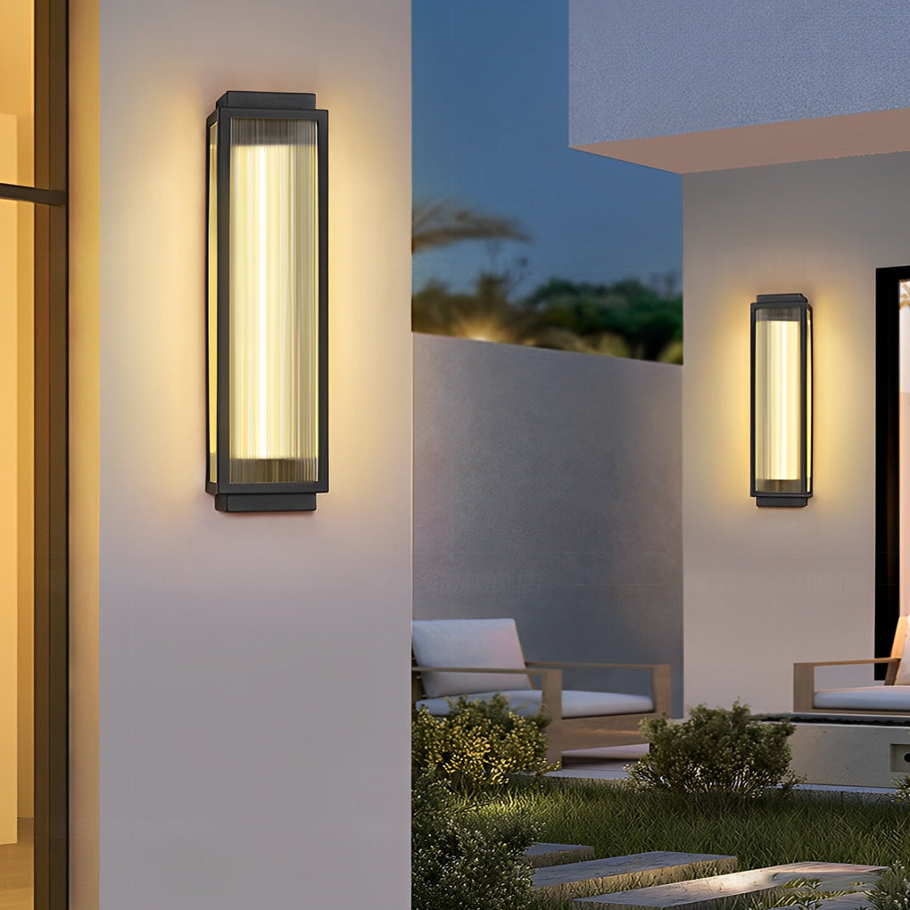 Utomhusvägglampa Modern LED Vattentät Armatur Carvallo