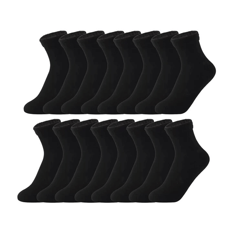 Mjuka Sammet Vintersockor-Vintersockor-BB-8 par-Svart-Hemnix