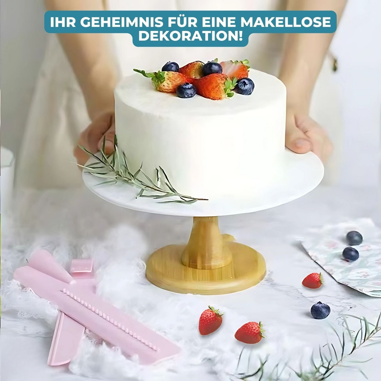 Carvallo - Justerbar tårtskyffel och utjämnare Carvallo