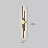 Vägglampa Modern LED Järn Vertikal Armatur Carvallo