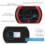 Dockningsstation för hårddisk/SSD med dubbla fack – Snabb säkerhetskopieringshubb MILA Sverige