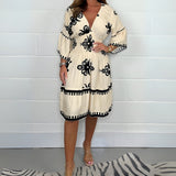 Dakota™ Boho Midiklänning-Hemnix-Beige-S-Hemnix