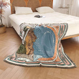 Moon Tarot Tapestry Blanket Carvallo