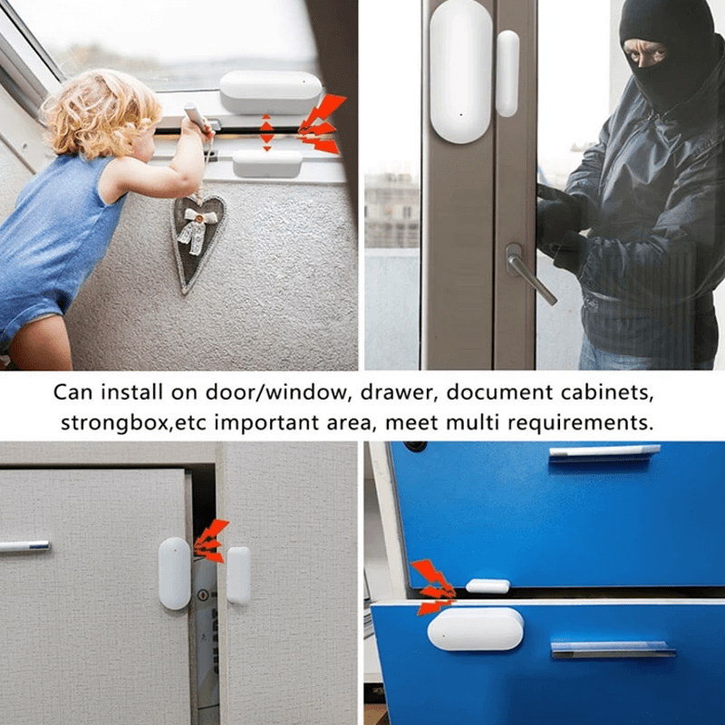 Smart Dörrsensor med WiFi och Bluetooth-Smarta Hem Dörrsensor-BB-Hemnix