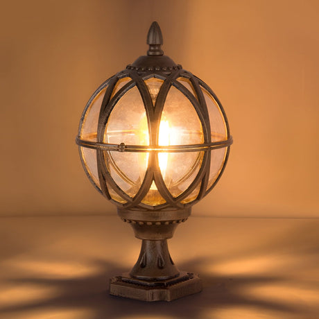 Utomhusvägglampa Vintage Glaslykta Carvallo