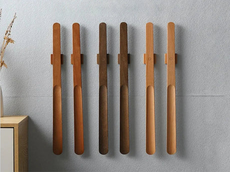 Magnetiskt skohorn i trä med väggfäste-Hemnix-Hemnix