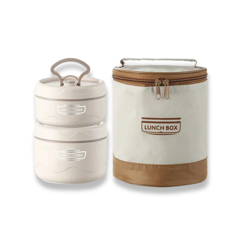 Läckagesäker matbehållare – Flerskiktad lunchbehållare i rostfritt stål för färska måltider var som helst MILA Sverige