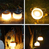 Retro LED Campinglampa - Uppladdningsbart USB-ljus Carvallo