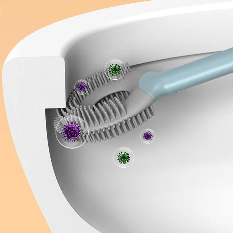 FlexiClean - Rymdsmart silikon toalettborste MILA Sverige