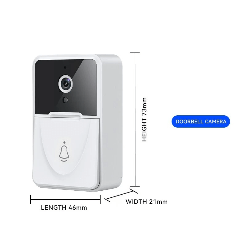 Smart Trådlös Dörrklocka med Kamera – WiFi Video Dörrklocka-Smarta Hem Kamera-BB-Hemnix
