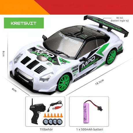 Turbo™ Driftande RC-bil-Hemnix-Kretsvit-Hemnix