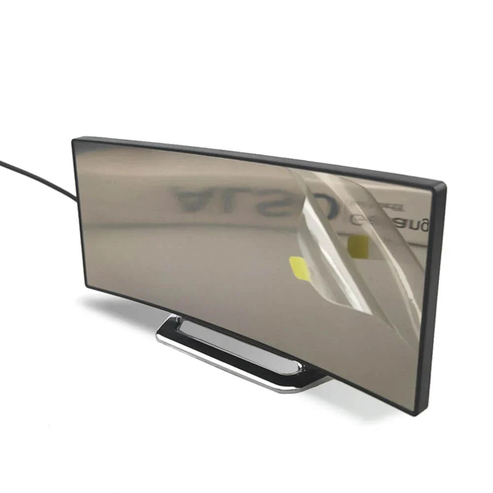 Svängd LED-digital väckarklocka i modern stil Carvallo