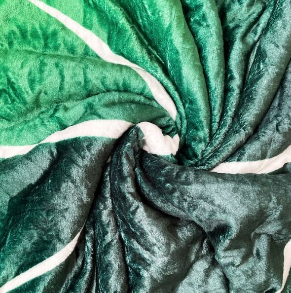 LeafyLuxe™ - Bladformad fleecefilt Carvallo