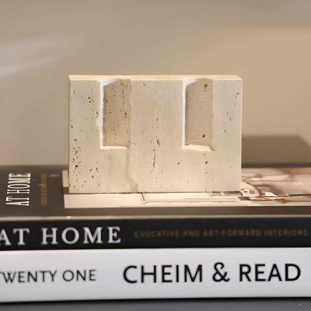 Tidlös Glow Stone Candle holder Carvallo