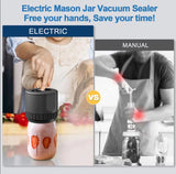 Elektrisk Mason Jar Vakuumförsegling Carvallo