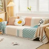 Meringue Chenille Geometri Sofföverdrag Carvallo