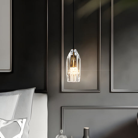 Geometrisk Taklampa med Kristallaccenter Carvallo