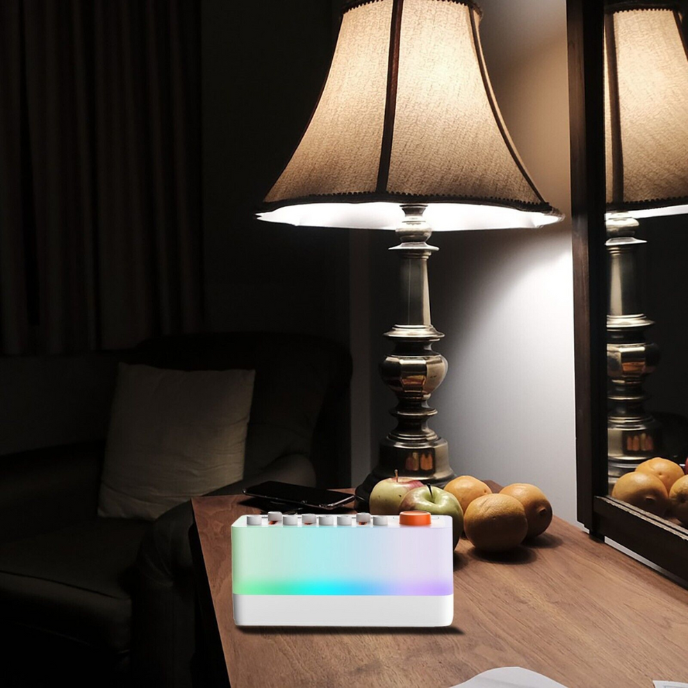 Carvallo – Vit ljudmaskin med nattljus och Bluetooth-högtalare för avkoppling Carvallo