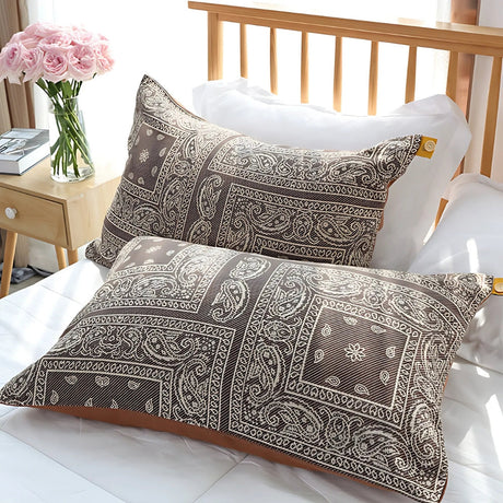 Eleganta Bomull Kuddöverdrag – Traditionell Arv Utseende Carvallo