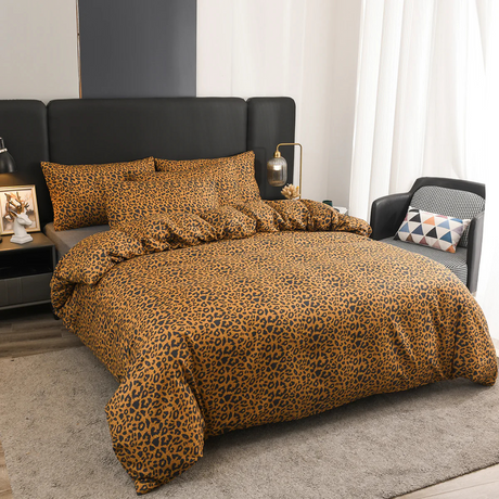 Duvet Cover Set Modern Randig Polyester Sängkläder Carvallo