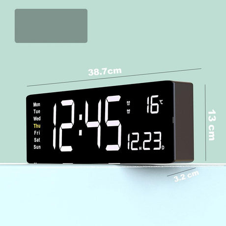 Carvallo - Elegant digital klocka med ljus skärm och modern design för varje rumsinredning Carvallo