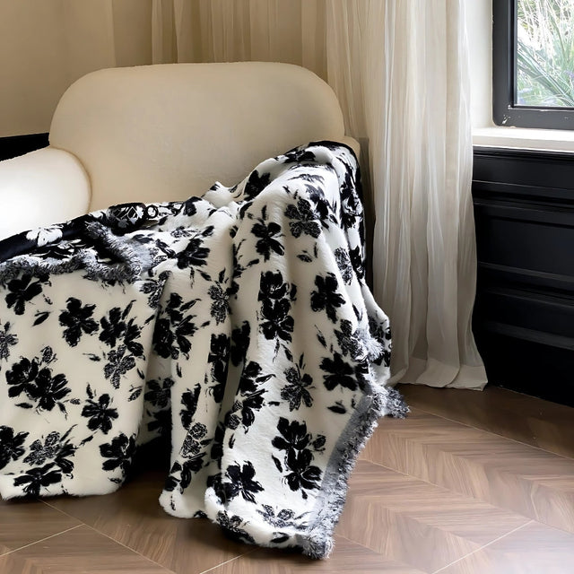 Oriental-Inspired Mink Blanket Carvallo