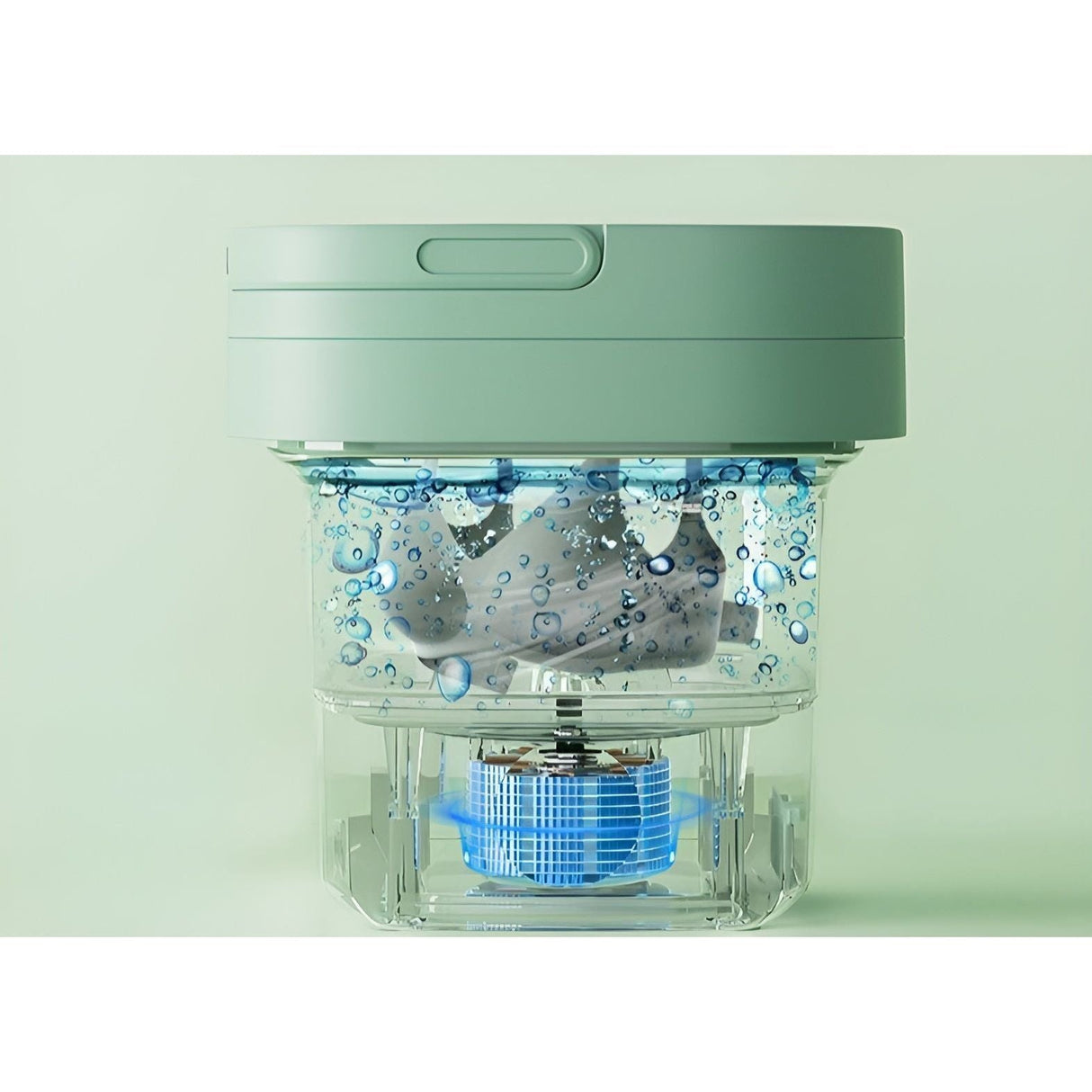 QuickSpin Tvättmaskin – Fällbar Mini Tvättmaskin med Torktumlare Carvallo