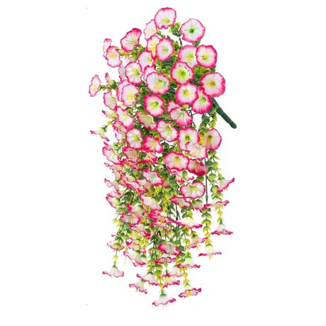 Konstgjorda hängande blommor för morgongloria – UV-beständig vinrankadekor MILA Sverige