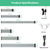 LED växtlampa med fullspektrum-belysning och dragknapp för optimal växttillväxt Carvallo