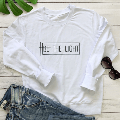 Be the Light tröja-Clothes for women-Bellasverige-Vit-M-Hemnix