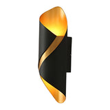 Vägglampa modern svart aluminium utomhus vägglampa Carvallo
