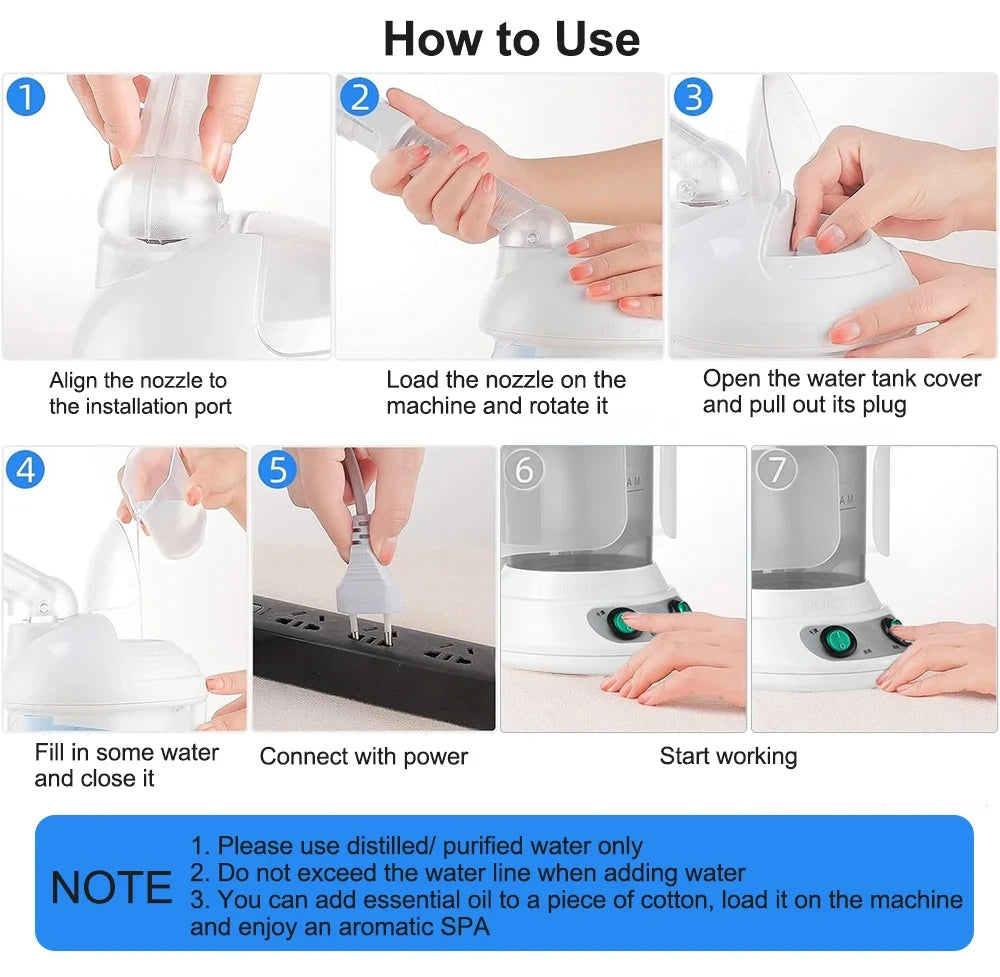 Professionell ansiktsångare med utdragbar 360° roterande arm Carvallo