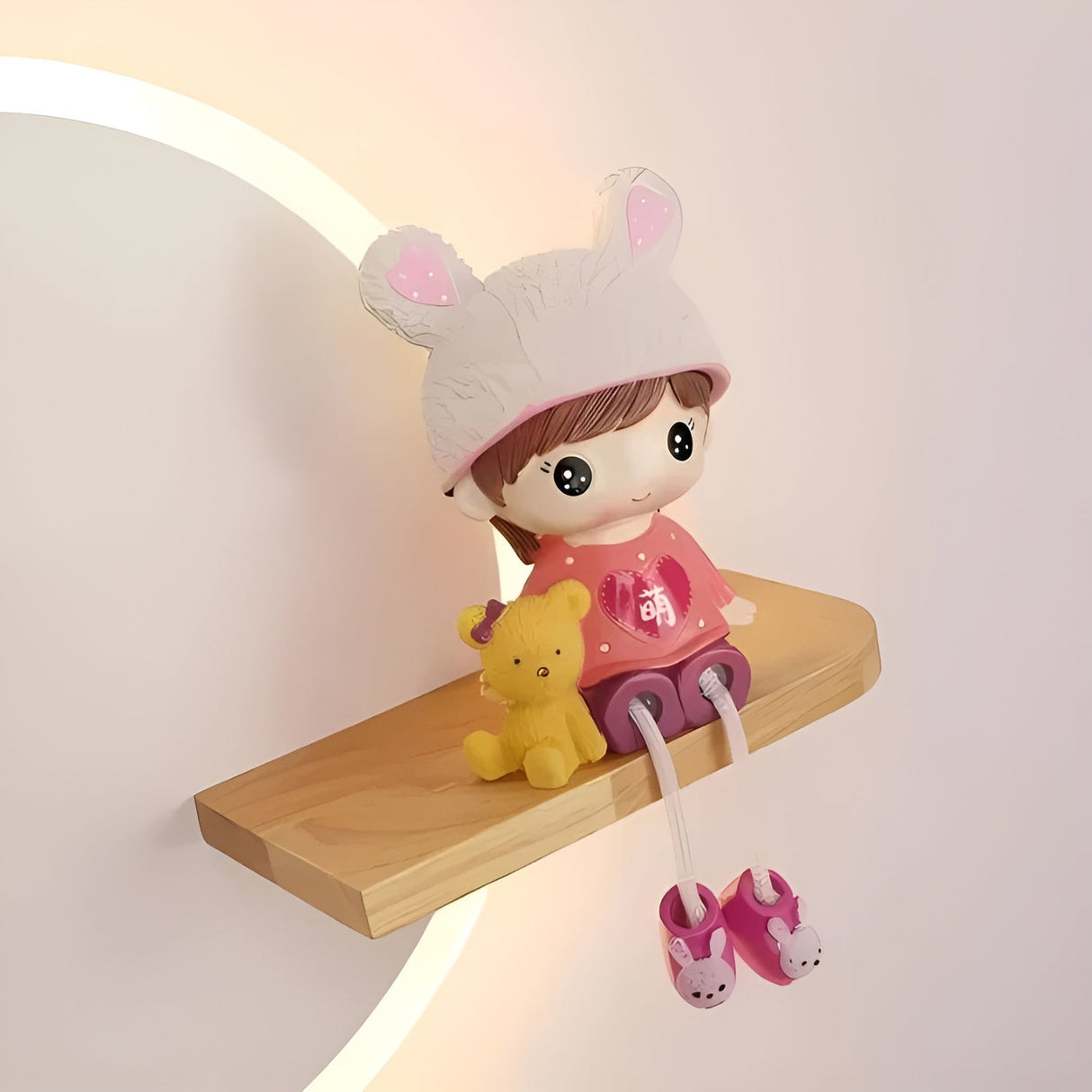 StarryCharm Light - Nordisk Kreativ LED Sänglampa för Barn Carvallo