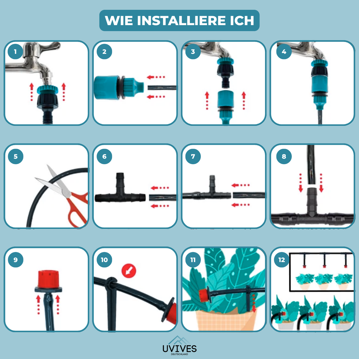 Carvallo – Droppbevattning gjort enkelt (100-pack) Carvallo