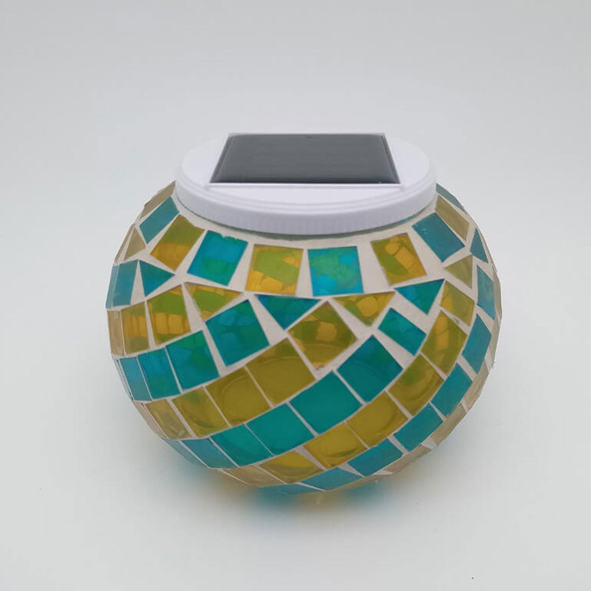 Solar LED-målat glasljus – spiralmönster för utomhuselegans MILA Sverige