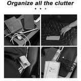 Bilens baksätesorganisatör med tabletthållarebricka Carvallo