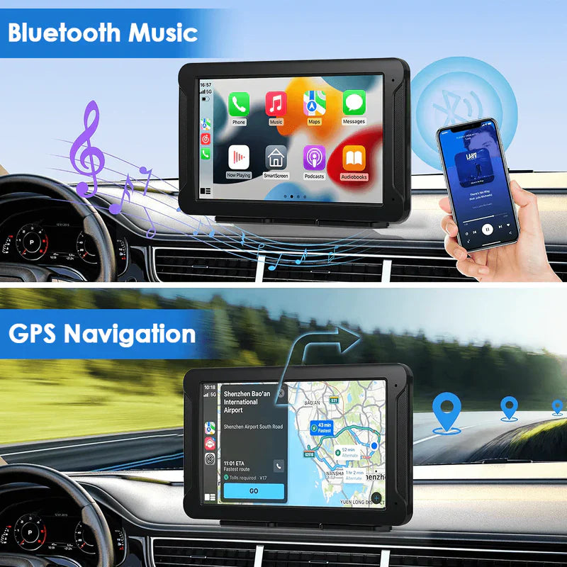 Bilstereo Touchscreen Apple Android Visningssystem Carvallo